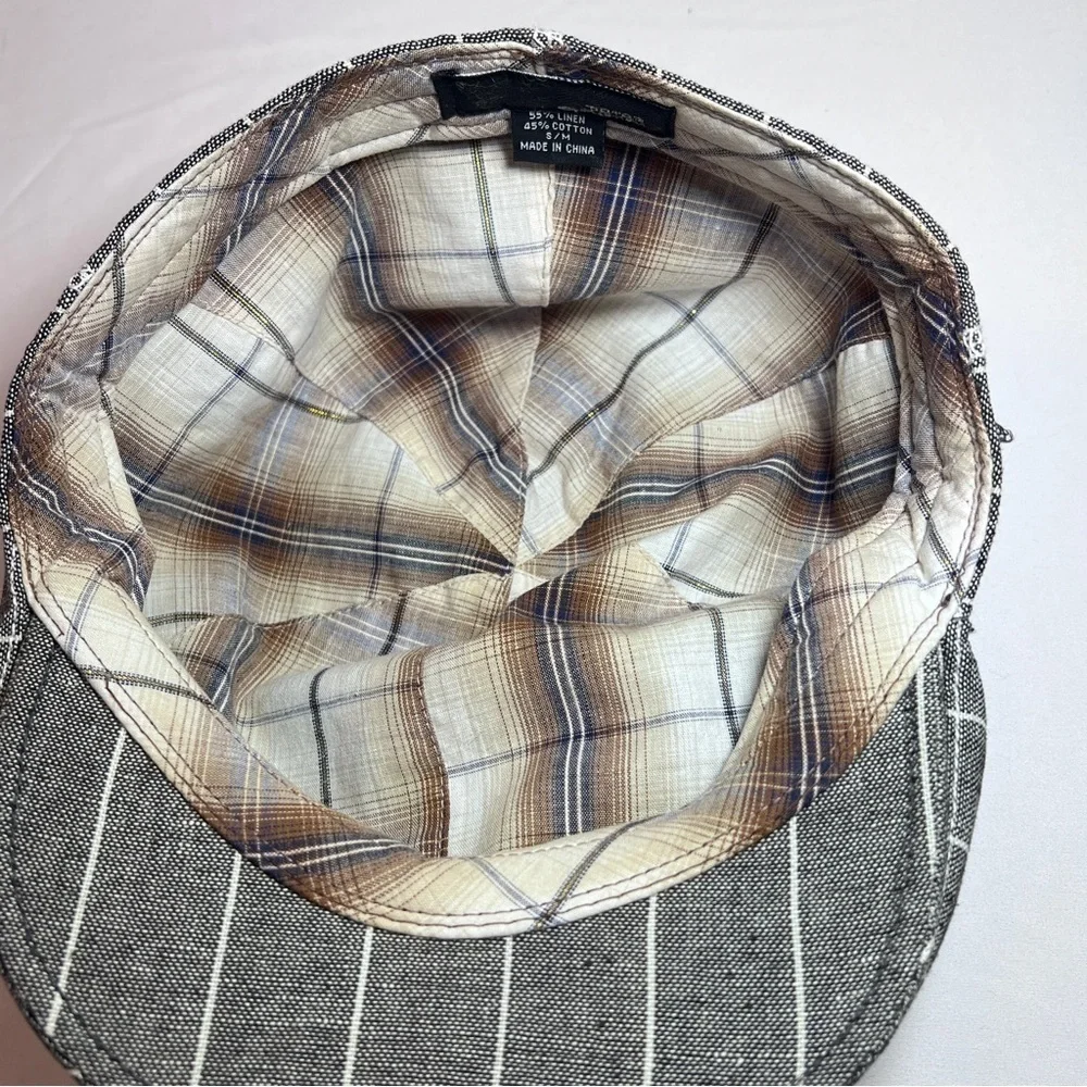 Peter Grimm Grey Flat Cap Size S/M
